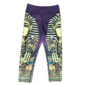 Eagle Rock Werkshop King Tut Pharaoh Triathalon Capri mid-rise leggings XS EUC
